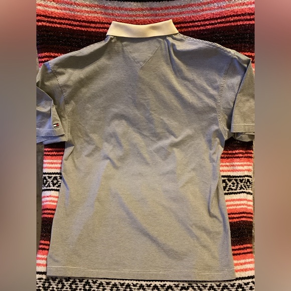 Tommy Hilfiger striped polo-SZ L - Picture 3 of 4